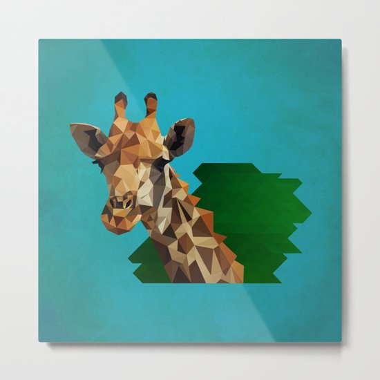 giraffe Metal Print
