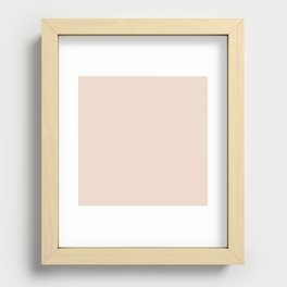 Frosted Nutmeg Recessed Framed Print