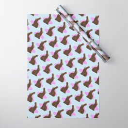 Chocolate Bunny Pattern Wrapping Paper