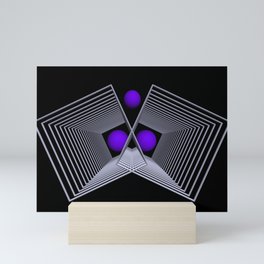 3 dimensions and 3 spheres -2- Mini Art Print