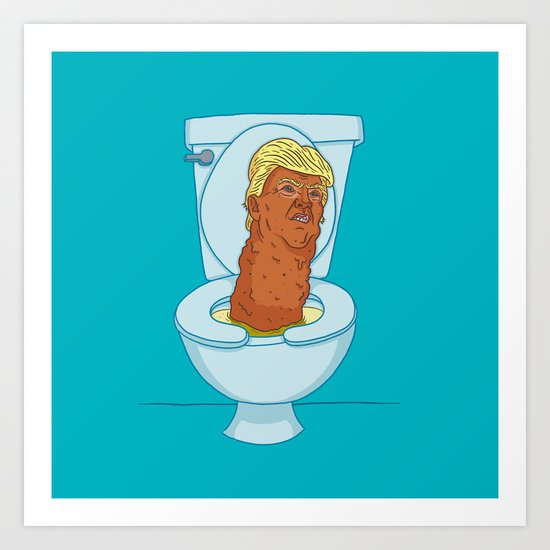 Donald Dump Art Print