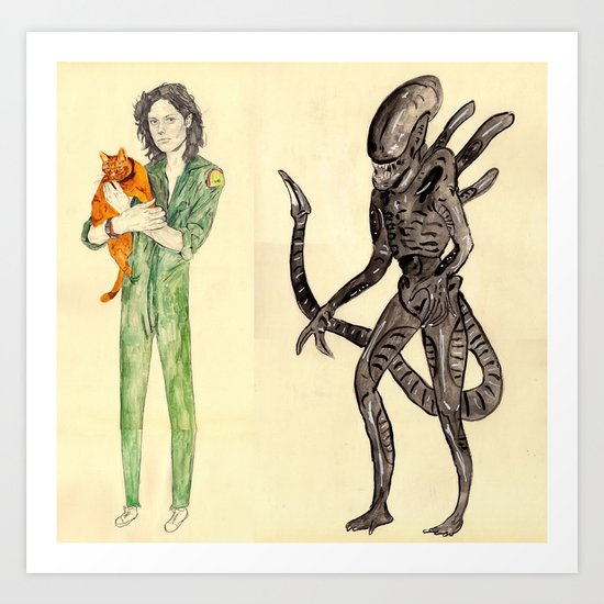 \ALIEN/ Art Print