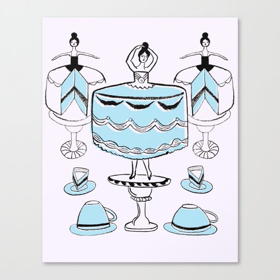 Let Them Wear Cake Canvas Print
