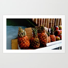 Cuban Fruit sale Art Print