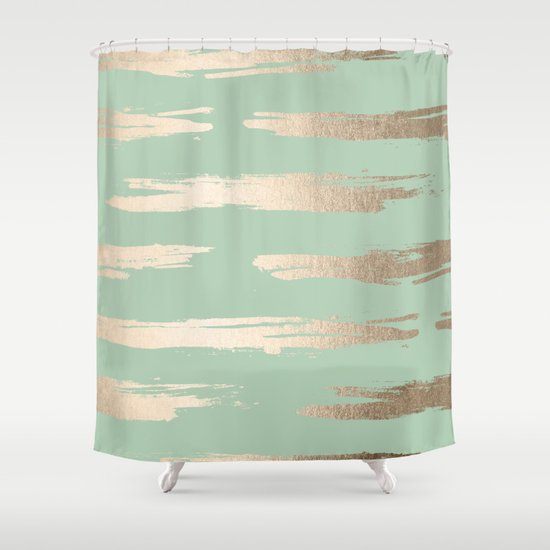 Simply Brushed Stripe White Gold Sands on Pastel Cactus