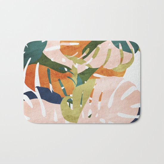 Monstera delight Bath Mat