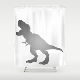 T-Rex-n-Effect Shower Curtain