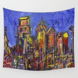 Philly Skyline Wall Tapestry