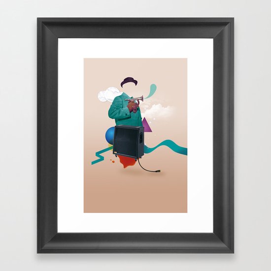 ILOVEMUSIC #2 Framed Art Print