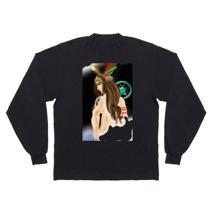 The Indian. Long Sleeve T Shirt