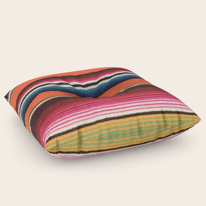 Beautiful Mexican Serape Floor Pillow By Tsalaz1 Society6