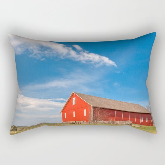 Spangler House Farm Rectangular Pillow