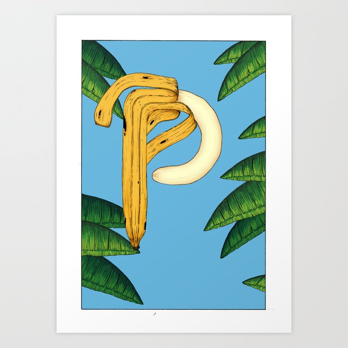 P | "LETTERS" Art Print