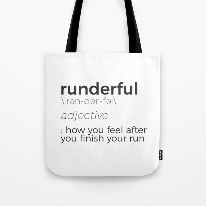 Adrenaline Rush Runner's High Running Is Life Run Design Tote Bag