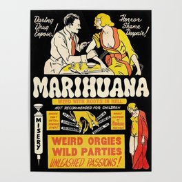 Marihuana Marijuana Vintage Movie Poster