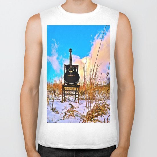 Winter Blues Biker Tank