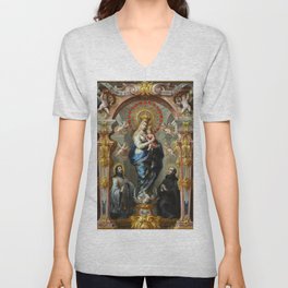 Our Lady of Good Counsel V Neck T Shirt