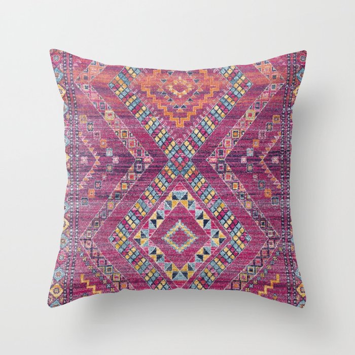  Oriental Moroccan Berber Rug 16 Throw Pillow