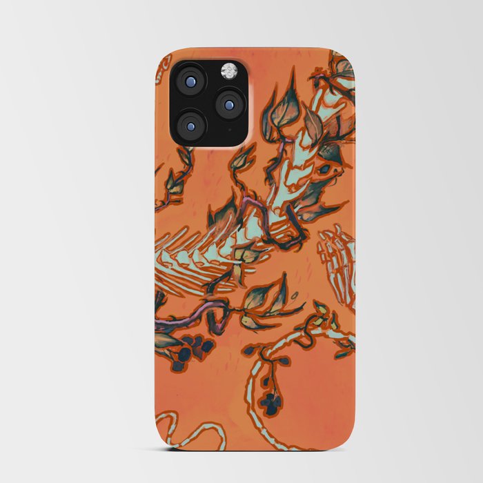 Salmonberry Dragon iPhone Card Case