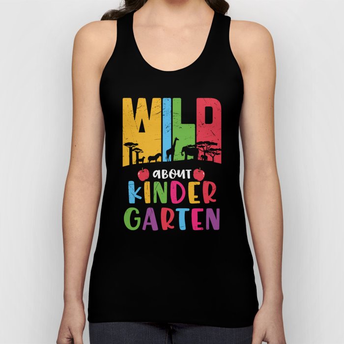 Wild About Kindergarten Tank Top