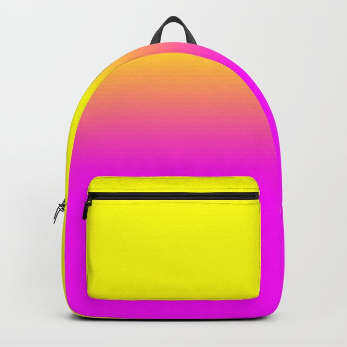 Pink yellow backpack new arrivals