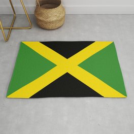Flag of Jamaica-Jamaican,Bob Marley,Reggae,rastafari,weed,cannabis,ganja,america,south america,ragga Rug