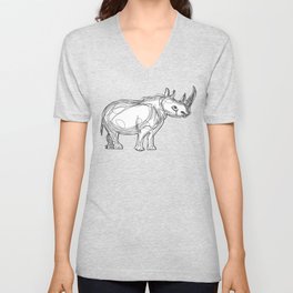 Rhino energy V Neck T Shirt