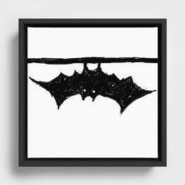 Bat friend Framed Canvas