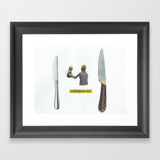 problem solved! Framed Art Print
