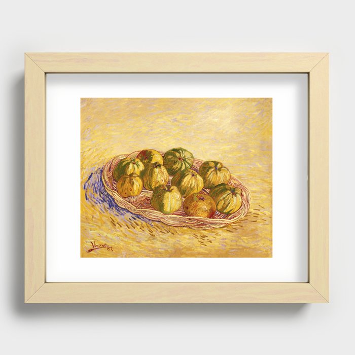 Vincent van Gogh "Still Life, Basket of Apples" Recessed Framed Print