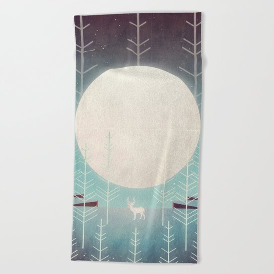 Silent Night Beach Towel