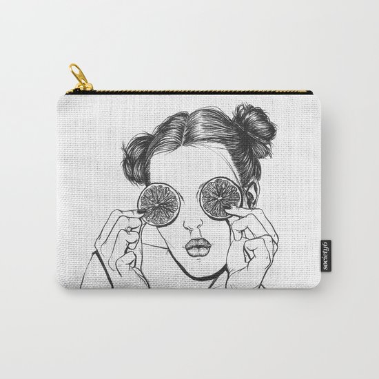 Lemon Carry-All Pouch