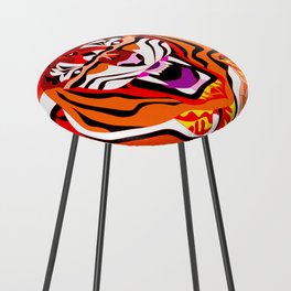 the bengal tiger, happy chinese new year, lunar year of the tiger  Counter Stool