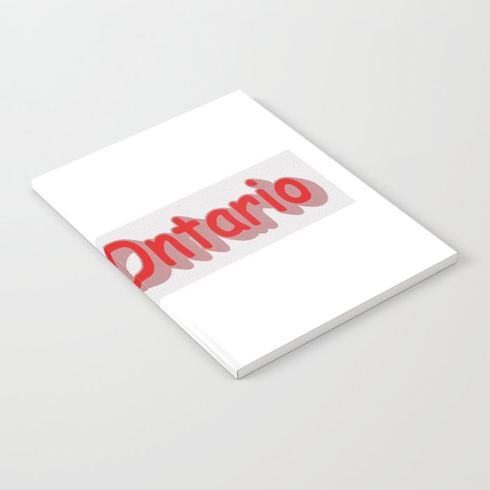 "#iLoveOntario " Cute Design. Buy Now Notebook