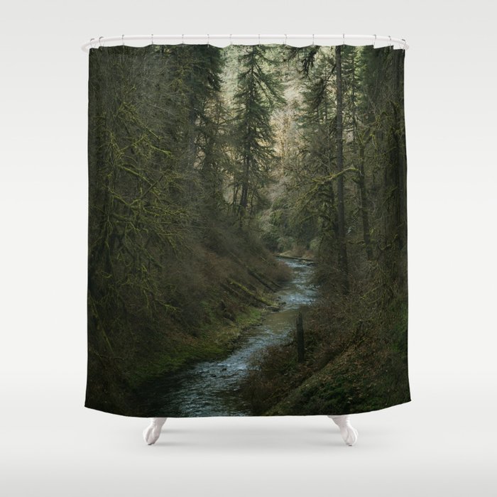 Oregon Forest V Shower Curtain