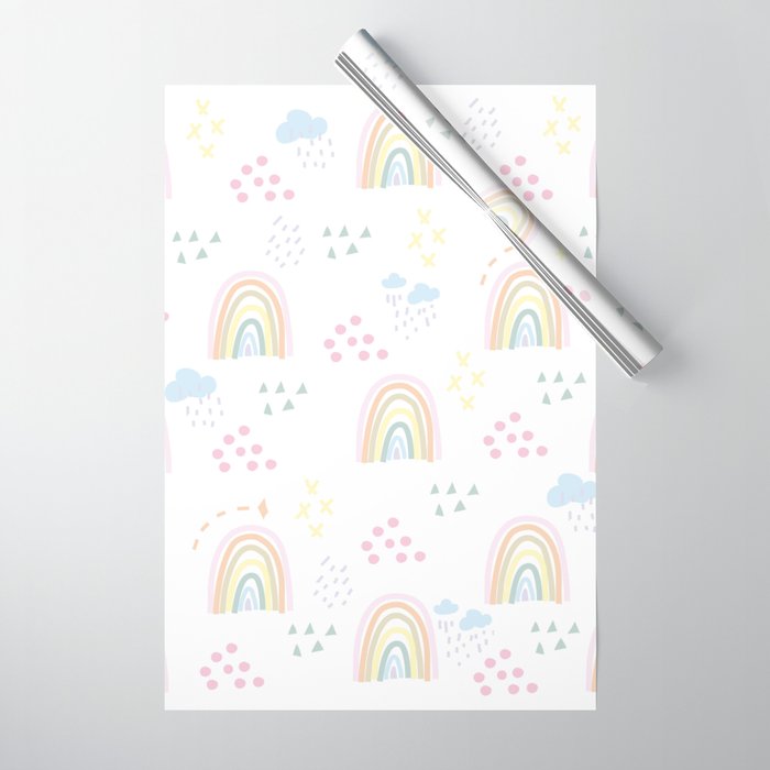 Rainbow kid feelings Wrapping Paper