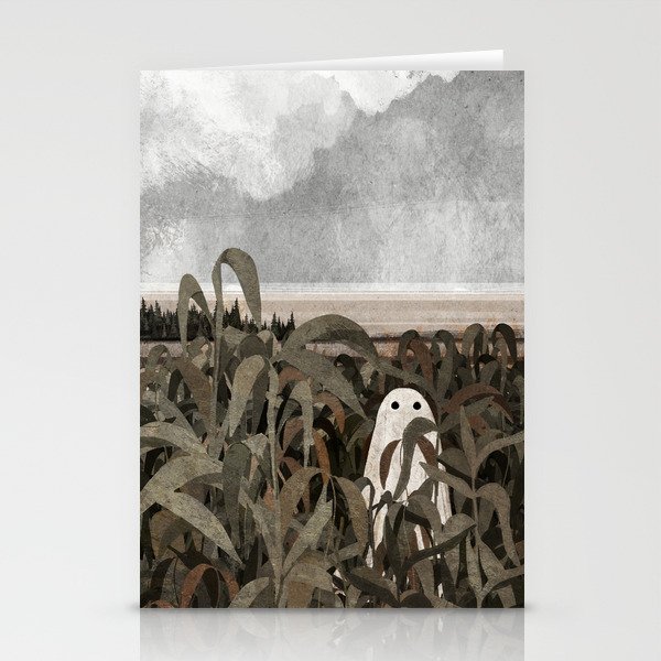 There's A Ghost in the Cornfield Again Stationery Cards