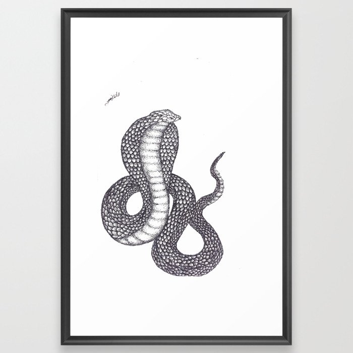 king cobra Framed Art Print