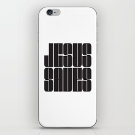 Jesus Saves iPhone Skin