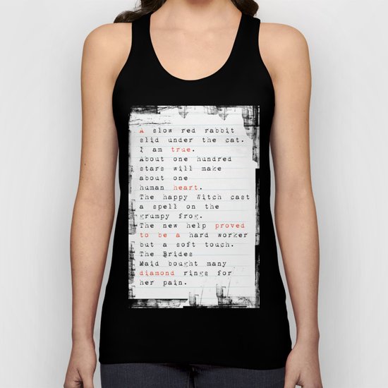 a true heart Unisex Tank Top