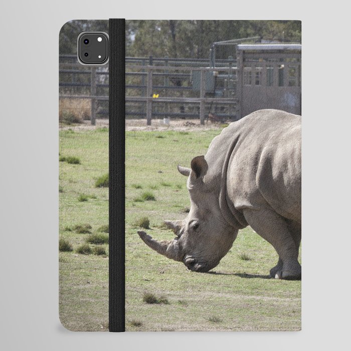 White Rhino and Calf iPad Folio Case