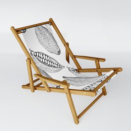 Cocoa Pattern Sling Chair