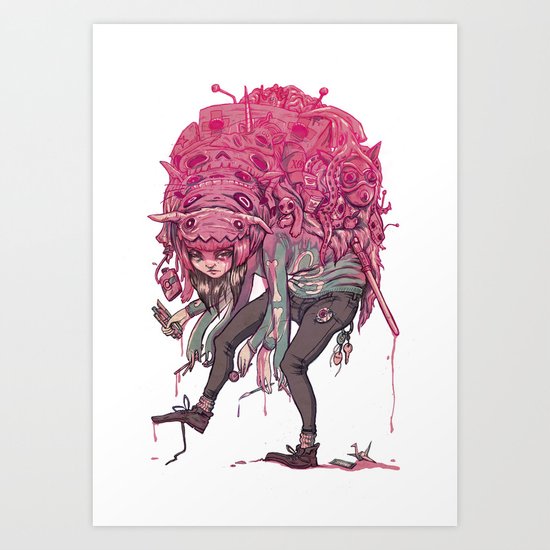 Hoarder Art Print