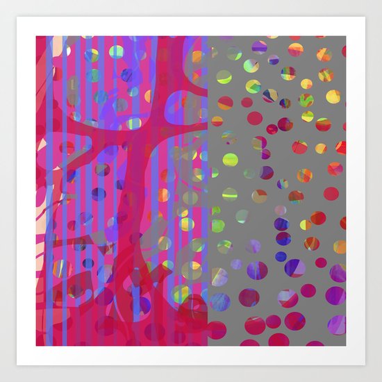 Falling Together Art Print