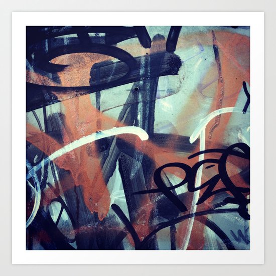Graffiti Abstraction 1 Art Print
