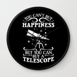 Telescope Astrophysic Astrophysicist Astronomy Wall Clock