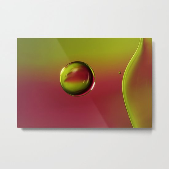 Raspberry with a Lime Twist Metal Print