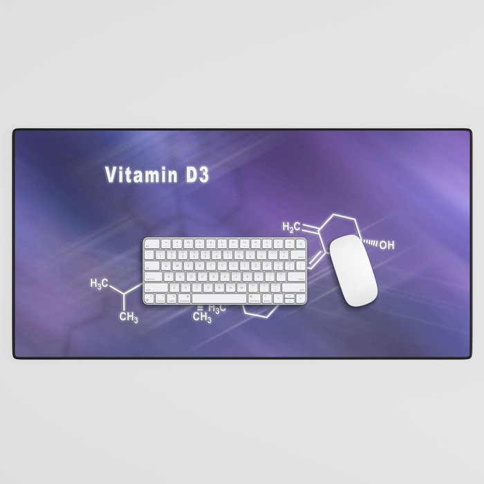 Vitamin D3, Structural chemical formula Desk Mat