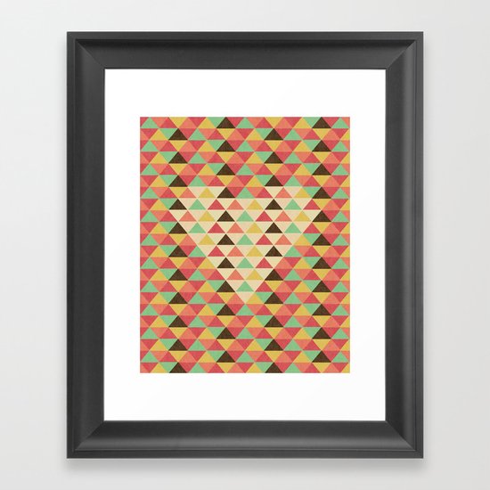 Heart Framed Art Print