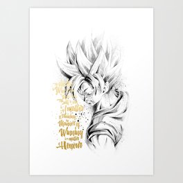 Dragonball Z - Honor Art Print